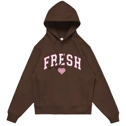 Abbigliamento donna uomo Sturniolo Triplets Felpe con cappuccio Felpe Varsity Fresh Love Merch Stampa Moda unisex Casual Cappotto streetwear 240309