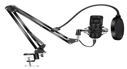 BM800 Zestawy mikrofonu kondensatora BM 800 USB dla komputera Karaoke Mikrofon Pop Filter do Studio Studio Microfone Gamer4658542