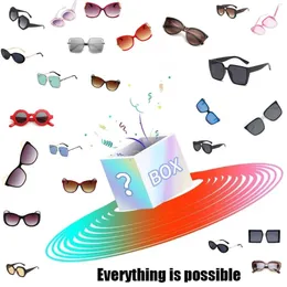 Mystery Box für Sonnenbrillen, Überraschungsgeschenk, Premium-Designer-Sonnenbrillen-Boutique, zufälliger Artikel mit Boxen und Verpackung2458