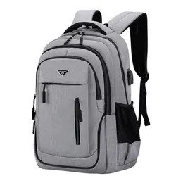 Plecak o dużej pojemności plecaki laptopa 156 Oxford Black Solid High School Bags Teen College Boy Gril Student 240229
