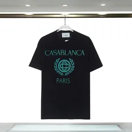 casab blanca grafisk tee mode casual t shirt mens kvinnor casablanc skjorta sommar tee designer skjortor mens varumärke designer rund nacke korta ärmar man toppar storlek s-3xl