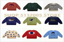 Pre Kids Sweaters New Autumn and Winter Boys Girls Fashion Print Sweatshirts Baby Child Cotton Tops Outwear Clothes LJ2008123479650