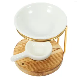 Candle Holders 1 Set Of Essential Oil Burner Ceramic Scented Warmer Wax Melt