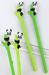 Romanzo Koala Panda Scimmia Salire sull'albero Penna gel di bambù Inchiostro nero 05mm Cancelleria creativa di moda WJ0302189066