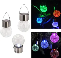 Led Solar Light Lamps Hang Led Ball 7 색상의 정원 조명 야외 조경 잔디밭 램프 태양 벽 램프 1906851