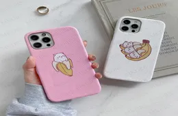 Design Banana Cat Phone Cases for iPhone 12 Mini 12pro 11 11pro X Xs Max Xr 8 7 6 6s Plus Fashion Skin Letter Case Cover4549627