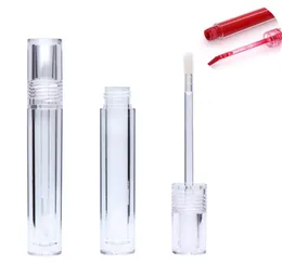 DIY Lip Gloss Tubes Bottle فارغة 78 مل من أنبوب الشفاه جولة شفافة زجاجات مع عصا فارغة Clear2329113