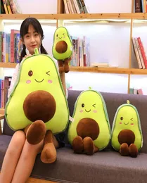 Yüksek kaliteli 3085cm avokado peluş oyuncaklar sevimli yastık kawaii meyve doldurulmuş bebek oyuncak çocuklar için yastık doğum günü hediyesi