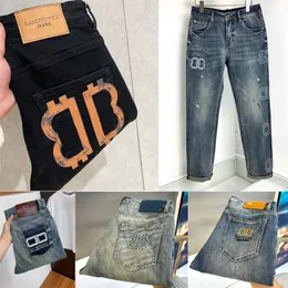 Frühjahrskollektion 24 Designer Luxurys Jeans Herren Denim Größe Aufkleber Baggy-Hosen in Hellblau Japanischer Twill Lässige Jeans Herren Skinny Elasticit Jeans Herren Denim-Hosen