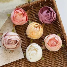 New Super Fairy Gentle Rose Bud Artificial Flower Barrettes Side Clip Atmosphere Sense Photo Vacation Headdress Flower Female