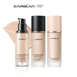 CARSLAN Långlastande fuktmatt Liquid Foundation Full täckning Concealer Bekontroll Bas Makeup 240228