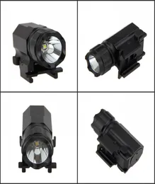 Светодиодный тактический фонарик 200 лм, пистолет, пистолет, фонарик, лампа с креплением для пеших прогулок, кемпинга, охоты и других видов деятельности6681354