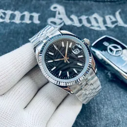 Designer relógios 36mm relógios femininos mens automático mecânico pulseira de aço inoxidável palmas folhas relógio 41mm datejust com b2299