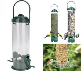Alimentador de pássaros clássico para esquilo, alimentador de pássaros premium de plástico rígido com gancho de aço, à prova de intempéries e resistente à água 5555748