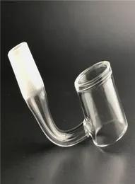 Novo 10mm 14mm quartzo banger com parte superior plana fundo grosso 2mm parede domeless quartzo evan shore núcleo reator banger graal nail1692303