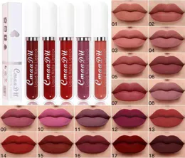 CmaaDu Velvet Matte Gloss Rossetto 18 colori Nude Lasting Waterproof Red Lip Glaze Texture delicata e liscia3846675