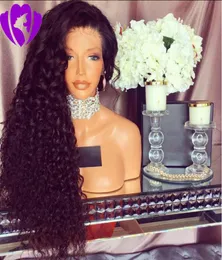 1030inches Long Synthetic lace front Wigs For Black Women kinky Curly Natural BlackRedbrown blondeburgundy color Wigs Heat Re8208635