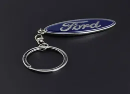 För Ford Metal 3D Key Chain Ring Car Logo Keychain Keyring Metal Zinc Eloy Llaveros Chaveiro For Ford Fiesta EcoSport Escort 9324514