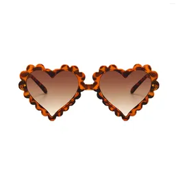 Hair Accessories EWODOS 1-9 Years Kid Girl Fashion Lightweight Sunglasses Heart Shaped Frame Sun Protection Glasses Toddler Outdoor Beach