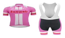 2020 Team Sunweb UHC Bisiklet Jersey Set Erkekler Yaz Kısa Kol Bisiklet Giysileri Takım MTB Bisiklet Giysileri Nefes Alabilir Yarış Bisiklet W7998456