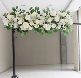 50 cm DIY Flower Row Acanthosphere Rose Eucalyptus Wedding Decor Flowers Rose Pion Hortangea Plant Mix Flower Arch Artificial Flow2917547