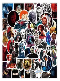 50pcsLot Horrible movie Thriller Graffiti Terror Role Stickers For Notebook Motorcycle Skateboard Computer Mobile Phone Car Decal5539997