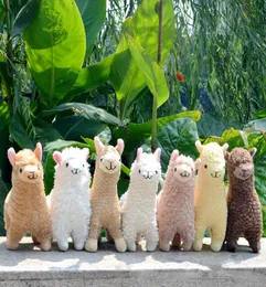 Alpaca Llama Plush Doll 23cm 6 Colors Animal Studed Doll Doll Cartoon Cute Alpacasso for Kids Toys Z02269313129