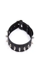 Mabangyuan Spiked Dog Slave Sex Collar Female Performance Bondage Adult Product Neck Cover Leder Collar Couple Toy9411820