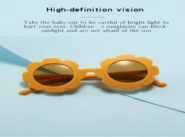 30pcsbox New Sun Flower Round Cute kids sunglasses UV400 for Boy girls toddler Lovely baby sun glasses Children Oculos de sol3984337