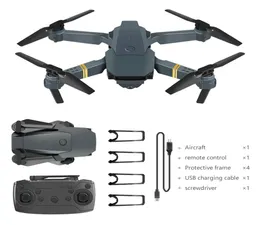 E58 HD 4Kカメラミニドローンwifi fpv with wifhigh hight hold foldable arm rc quadcopterヘッドレスモード3061212