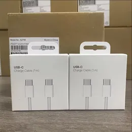 best quality 60W PD Cables for iPhone 15 Fast Charging 1m 3FT USB C to Type C Braided Cable Charging Cords Quick Charger Cord Cable 15 Plus Pro Max