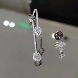 messis jewlery earrings designer messikas for women jewelry Sika Fashion Commuter a Versatile and Versatile Set of Zirconia Earrings with Geometric Design for Wome