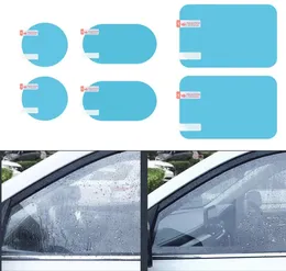 2PcsSet Car Rearview Mirror Protective Anti Fog Car Mirror Window Clear Film Film Waterproof Anti Fog Antiglare Car Sticker8736590