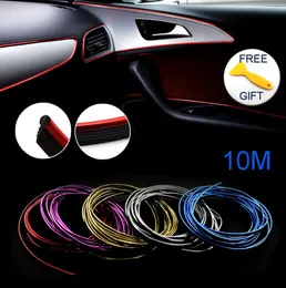 10 m Trins Strips Akcesoria DIY Nici naklejki Dekoracja i naklejki 3D Auto Carstyling Dekoracja wnętrz Akcesoria S9262579