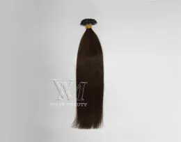 VMAE Üst Birmanya Doğal Renk 100g Düz Ön Tarifli Renkli 100g Keratin I U Düz Ucu Keratin Tırnak İnsan Saç Uzatma1936535248242