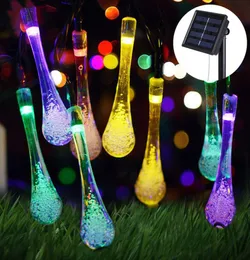 Solar String Lights 213Ft 229Ft 393Ft LED Multi Color Waterdrop Lighting for Christmas Garden Patio Indoor Party Bedroom Xm7320483