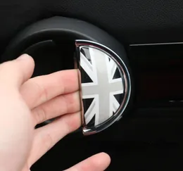 2PSET 3D Crystal Epoxy Car Interior Pull Handle Sticker för BMW Mini Cooper R56 R55 R60 R61 Countryman F55 F56 F60 CAR STYLING1652398