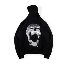 Smoke Bones Skull Vintage Hoodie Masculino Moletons Unissex Com Capuz Homem Mulher Oversized Com Capuz Hip Hop Plus Size Streetwear Cloth8665693