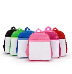 Sublimation Blanks Schoolbag School Supplies Children Kids Backpacks Kindergarten Polyester DIY Book Bag5894906