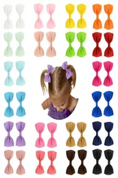 DHL Fashions 20 colori Baby Kids Ragazze Barrettes Bowknot Forcine per bambini Fermagli per capelli Archi per capelli Accessori per capelli2542824