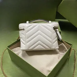 10A جودة المصمم حقيبة مصغرة حقيبة يد 16 سم 699515 حقيبة جلدية حقيقية حقيبة Crossbody Crossbody.