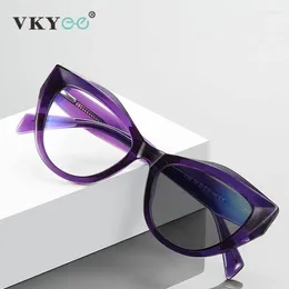 Sunglasses VKYEE Butterfly Frame Reading Eyewear Can Be Customized Prescription Glasses Fashion Design Anti Blue Light Myopia 2166