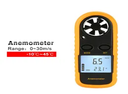 Digital Handheld Wind Speed Gauge Meter GM816 30ms 65MPH Pocket Smart Anemometer Air Wind Speed Scale Antiwrestling Measure4447839