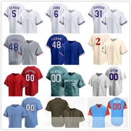 Stitched 2024 Baseball Jersey 65 Grant Anderson 61 Cody Bradford 46 Brock Burke 68 Marc Church 84 Carson Coleman 87 Jose Corniell 33 Dane Dunning 70 Antoine Kelly