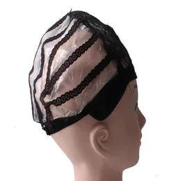 أغطية شعر مستعار لصنع أحزمة مستعدية قابلة للتعديل ظهر الدانتيل السويسري الدانتيل الأمامي الكامل CAP CAP WIG نسج تمديد الشعر 3 ألوان 328289