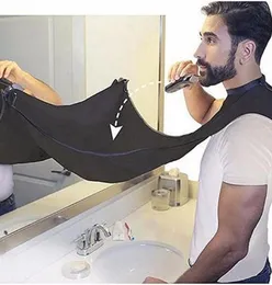 Man badrum Förkläde Male Beard Apron Razor Holder Hair Shave Beard Catcher Vattentät Floralduk Hushåll Rengöring Protector5789932