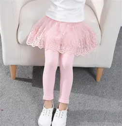 Trousers Baby Girls Leggings Fashion Cotton Lace Princess Skirtpants Spring Autumn Slim Skirt For 26 Years Kids Clothes1998246