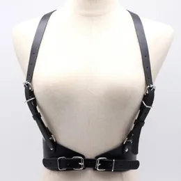 Kemerler Moda Pu Deri Vücut Esaret Kadın Punk Stili Harajuku O-Ring Grotts Kemer Kafesi Kabuğu Kabuğu Waisband Strap Askı 323b