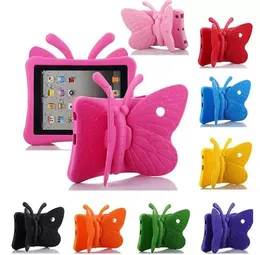 iPad Pro 11 234 AIR 2 97 102 105 MINI 6 12345 3D Cartoon Butterfly Kids Silicone COV5920665用フォームショックプルーフEVA Tabeltケース