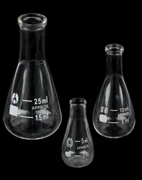 لوازم المختبر 1pcs 1025 مل من الزجاج المخروطية المخروطية erlenmeyer flask borosilicate3737881